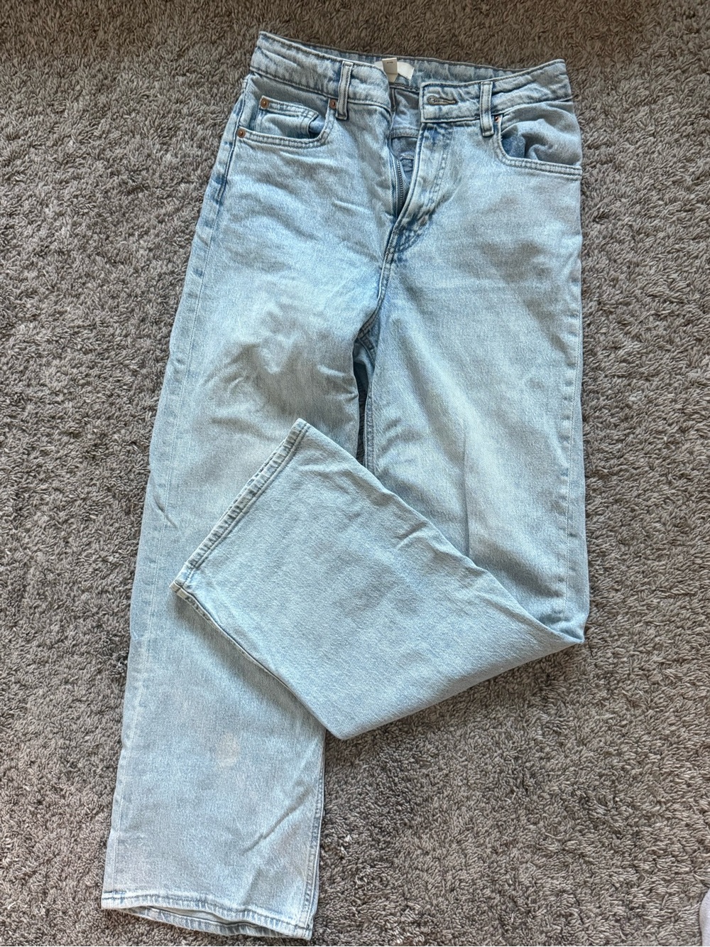 Light Blue Women’s Straight-Leg Jeans